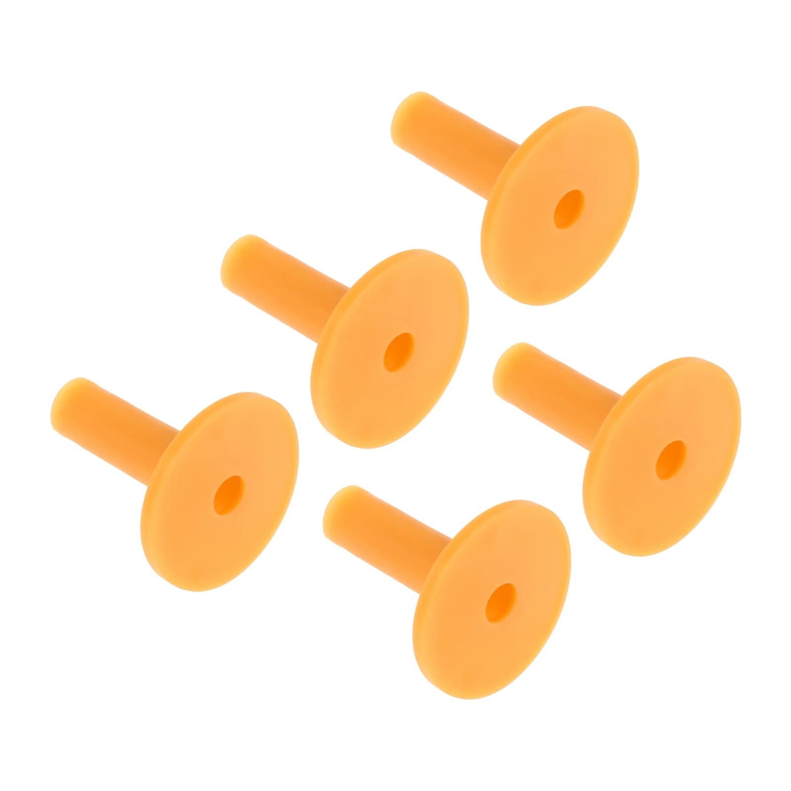 5 pezzi supporti per palline da golf altezza gialla 58/85 mm tee per allenamento pratica punte per palline in gomma da golf per campo di guida e pratica di tappetini