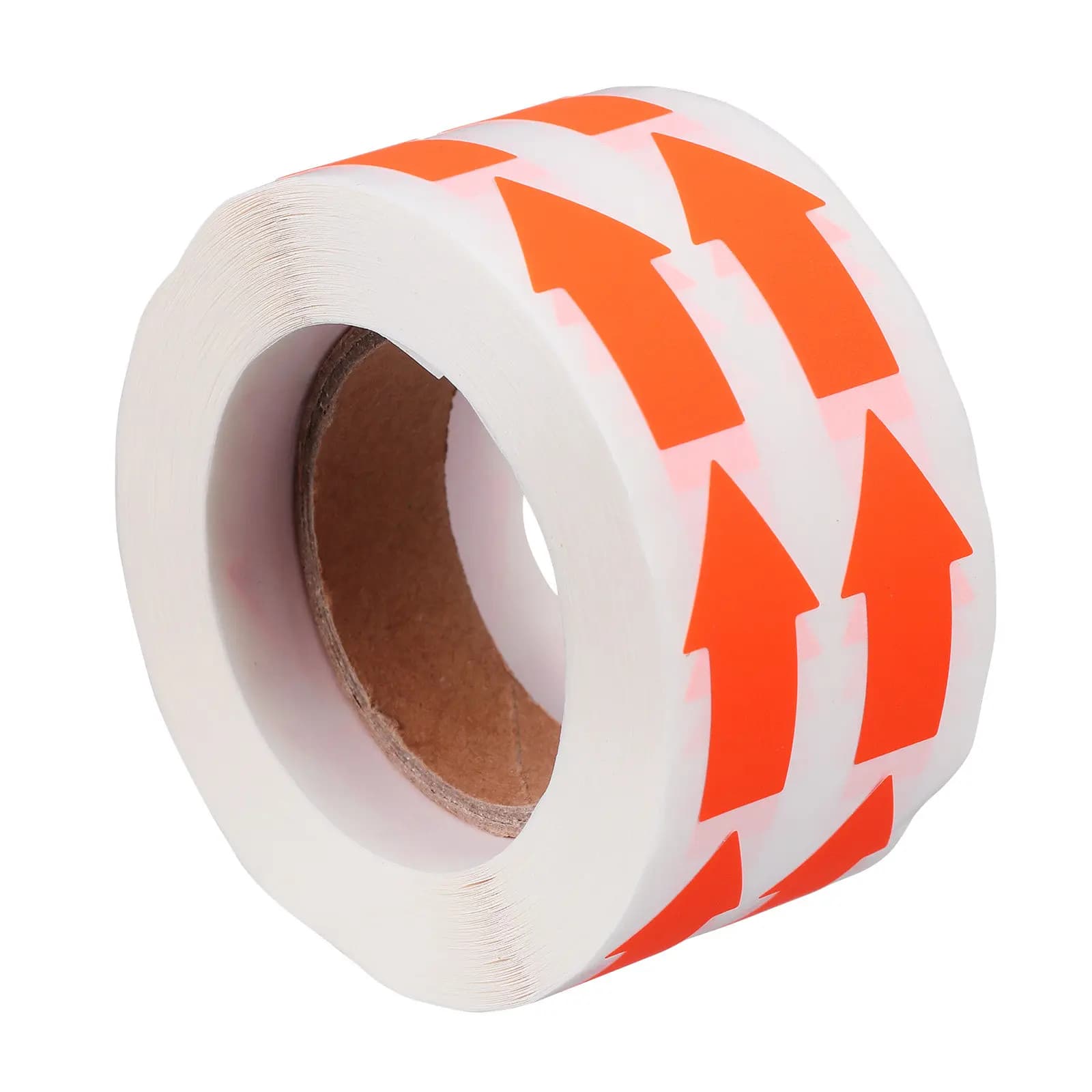 1 Rotolo di Adesivi Fluorescenti a Forma di Freccia, Etichette Decorative Autoadesive per Avvisi e Direzioni, per Uso Domestico, Ufficio e Scuola