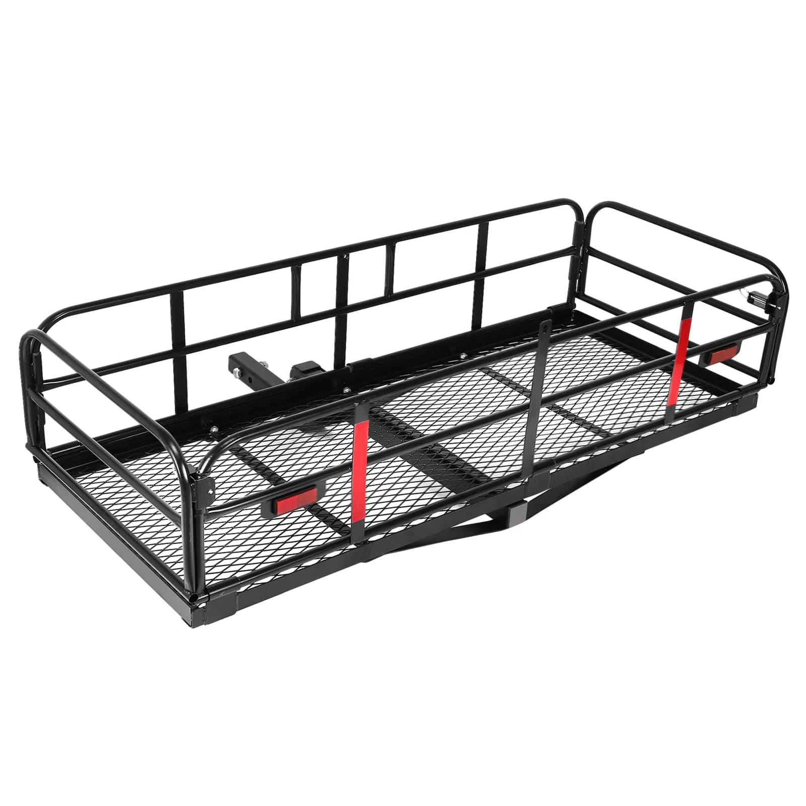Cesto Portabagagli Posteriore per Auto, Portapacchi da 500 Libbre, Cesto Porta Carico da Montare sul Gancio di Traino per SUV, Pickup, Rimorchi, Auto, Campeggio e Viaggi