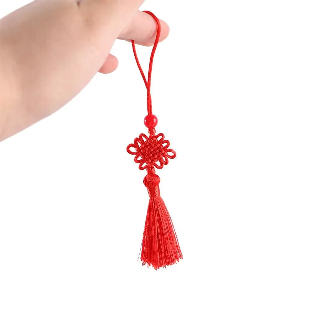 Ornaments Jewelry Making Accessories Chinese Knot Pendant DIY Craft Chinese Knot Silk Tassel Pendant Curtain Charms Tassel