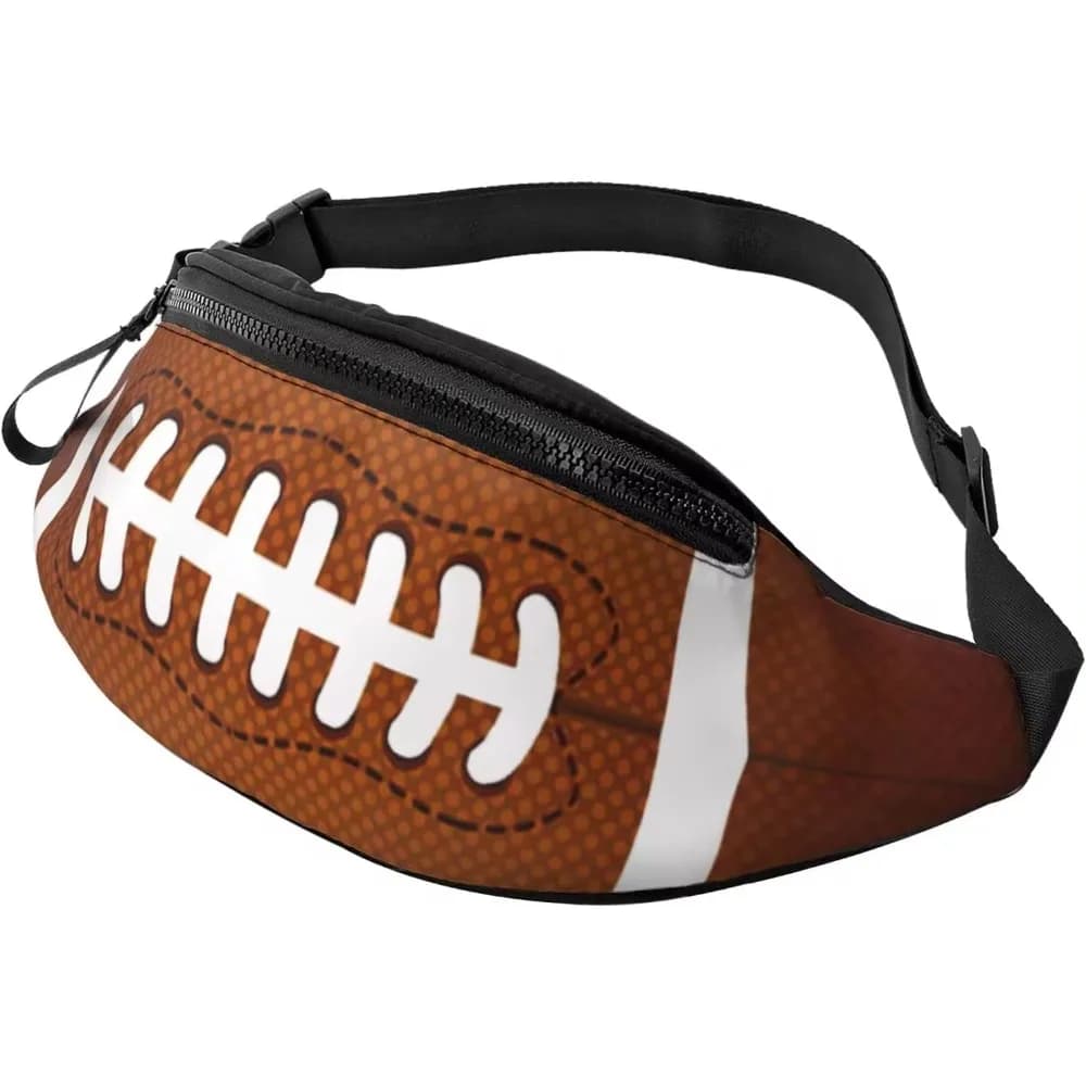 Marsupi da Football americano marsupio da viaggio per adulti borsa a tracolla borsa a tracolla con tracolla regolabile per lo sport