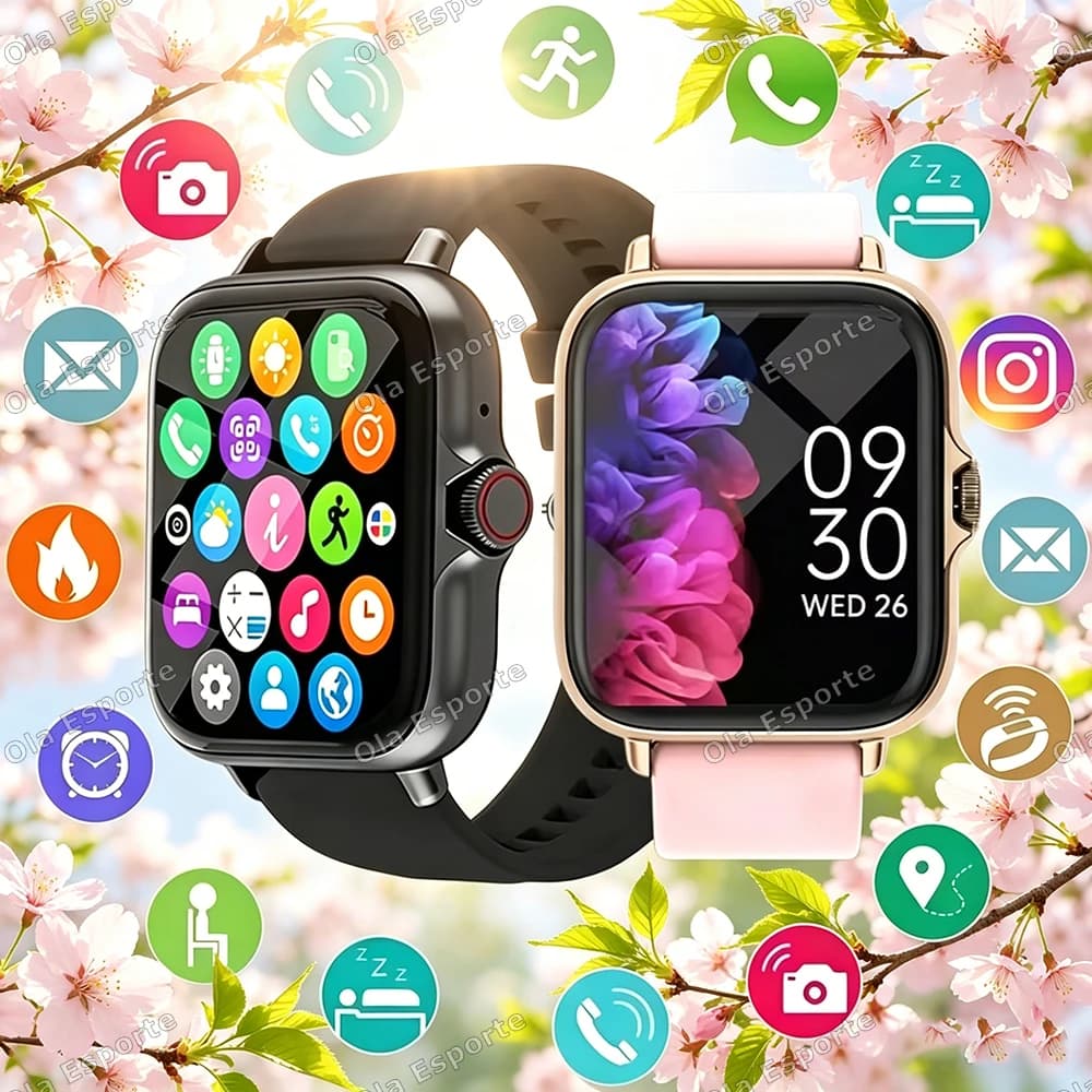 Smartwatch 2026 per Android e iOS, Schermo a Colori da 1,83 Pollici, Risposta alle Chiamate Bluetooth, Orologio Fitness Tracker per Uomo e Donna, Nuovo