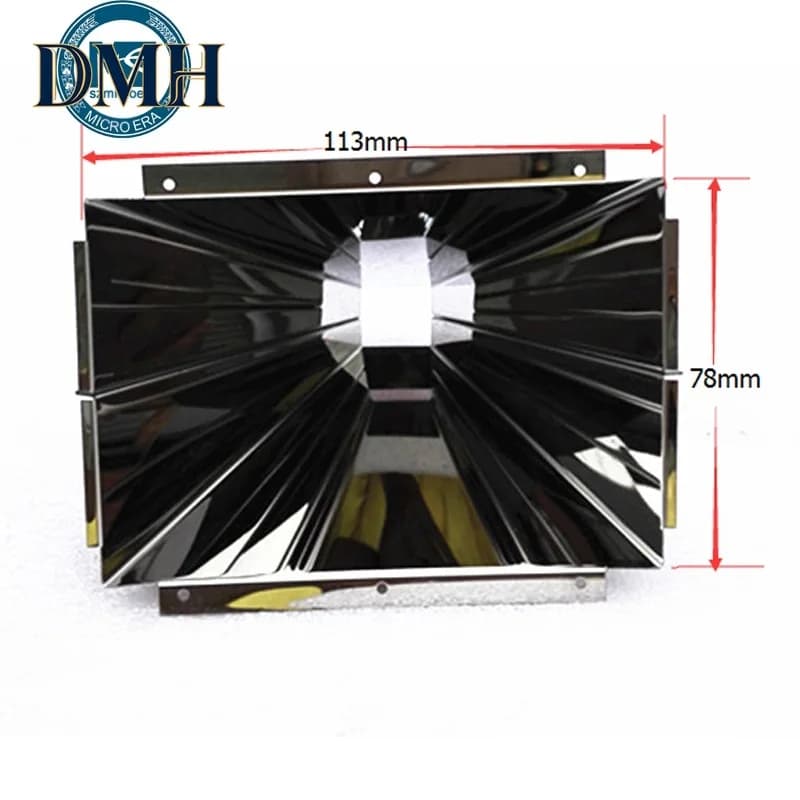 DMH-DIY Proiettore LED con Coppa di Riflessione Concentrata 113x78mm per Schermo da 5 Pollici