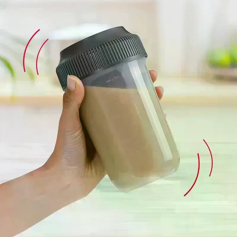 400 ML Fitness Shaker Cup For Men And Women Sports Protein Powder Milkshake Mixing Cup Health And Beauty Home Goods