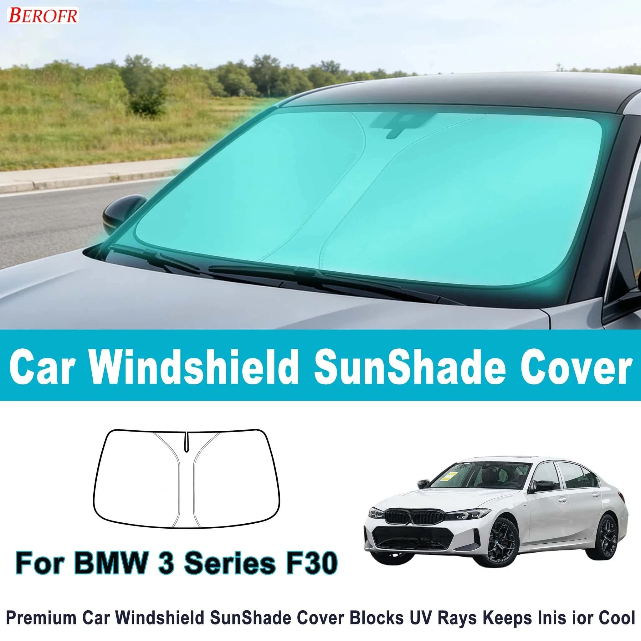 For BMW 3 Series F30 2012-2018 Car Windshield Sunshade Cover Front Window Sun Shade Heat Insulation Summer Auto Accessories