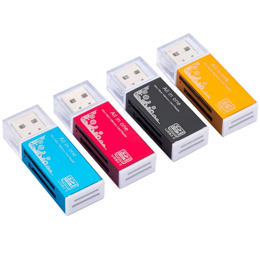 All in One lettore di schede Micro SD Flash lettore di schede di memoria USB per Stick Pro Duo Micro SD/t-Flash/M2/PRO/MS/DUO/MMC/RS TF Adapter