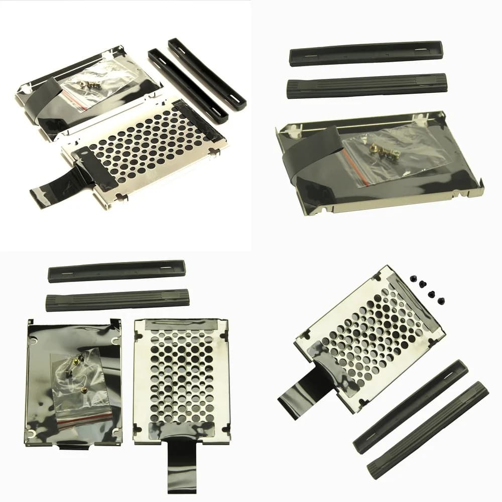 Caddy per Disco Rigido da 9,5mm con Striscia Adesiva per IBM ThinkPad T60 T410 T410S T400 T500, Kit di Montaggio per HDD e SSD per Laptop