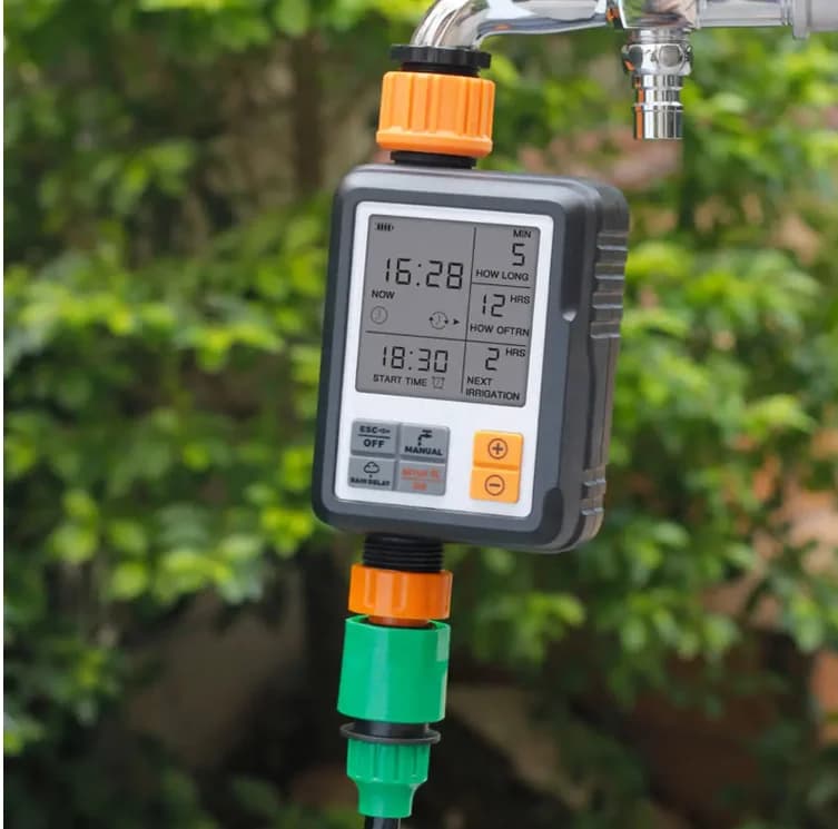 Rubinetto per regolatore di irrigazione automatica con timer per irrigazione dell'acqua da 3/4 '' Irrigazione digitale con schermo LCD