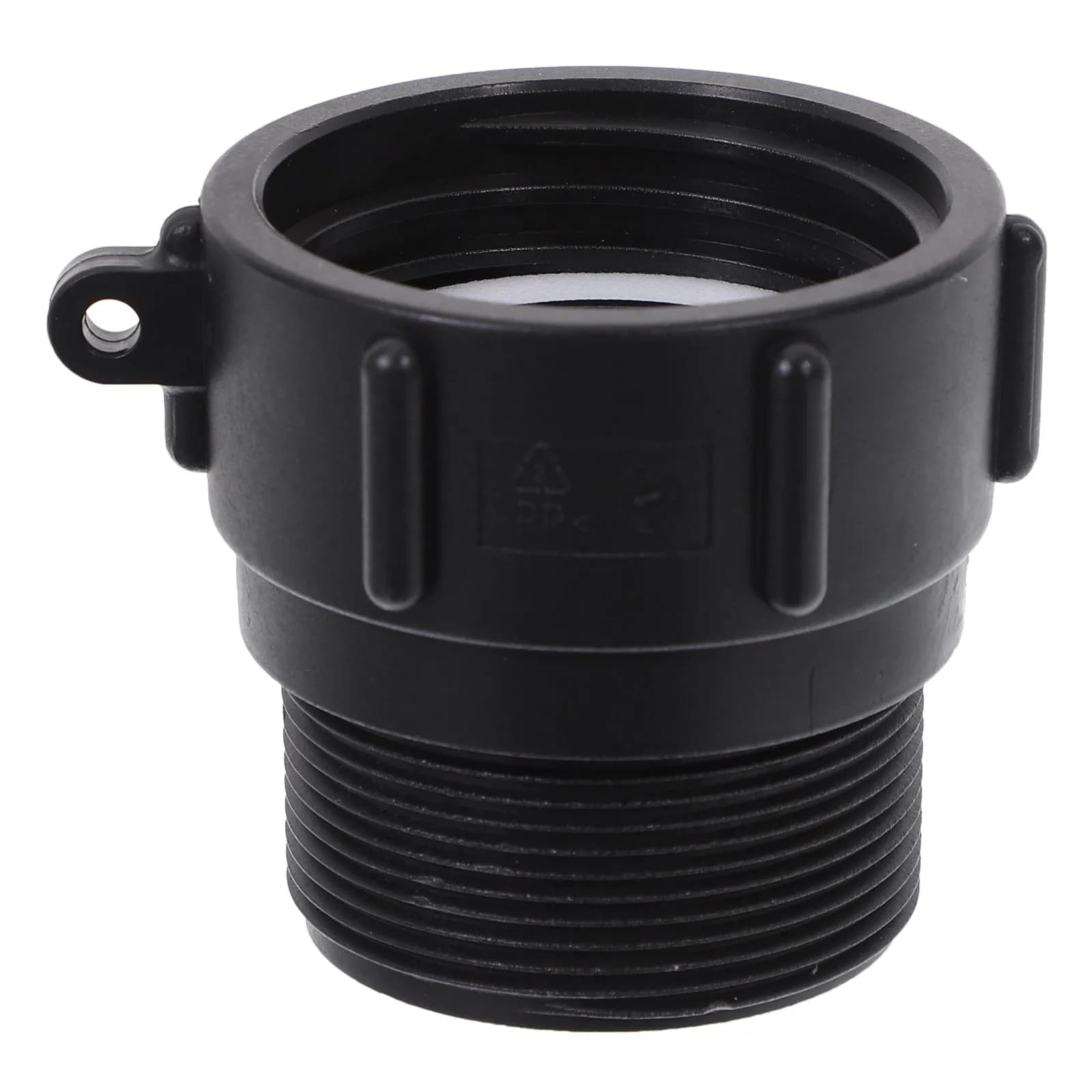 Ibc Tote Adapter S60x6 to 2 Inch Male Npt Ibc Tank Connector Food Grade Plastic Leak Proof Seal Gasket for Garden Hose Drain