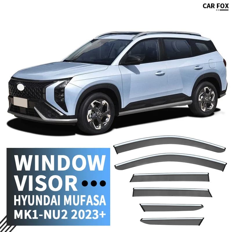 Per HYUNDAI MUFASA 2023 + Finestra di Automobile Visiera Tenda Shelter Parabrezza Finestrino Laterale Pioggia Parasole Accessori Auto Car Styling