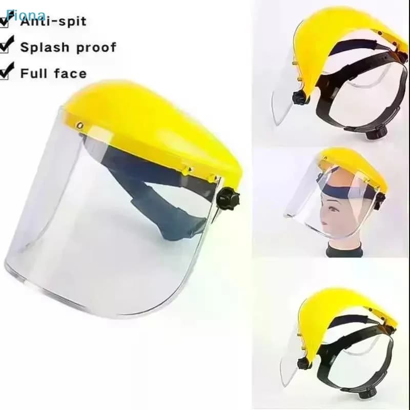 ✔ Casco di sicurezza per decespugliatore con maschera integrale a rete per la protezione forestale e la lavorazione del legno
