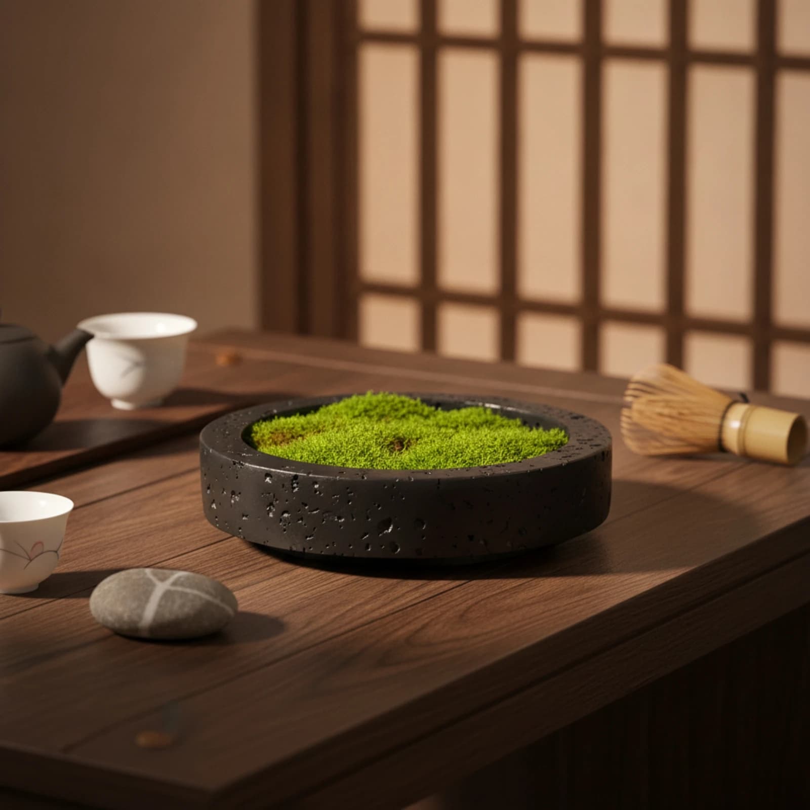 Bowl Planter Round Shallow Planter Decorative Pot Tabletop Plant Container Bowl Indoor for Living Room, Reception Desk