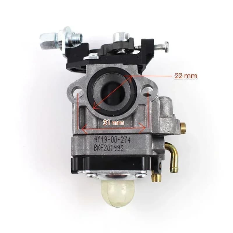 Per Ruixing H119 26cc Rasaerba Motore Carb Carburatore Sostituzione Giardino Alimentazione Ricostruire Strumento Forniture Rasaerba Accessori