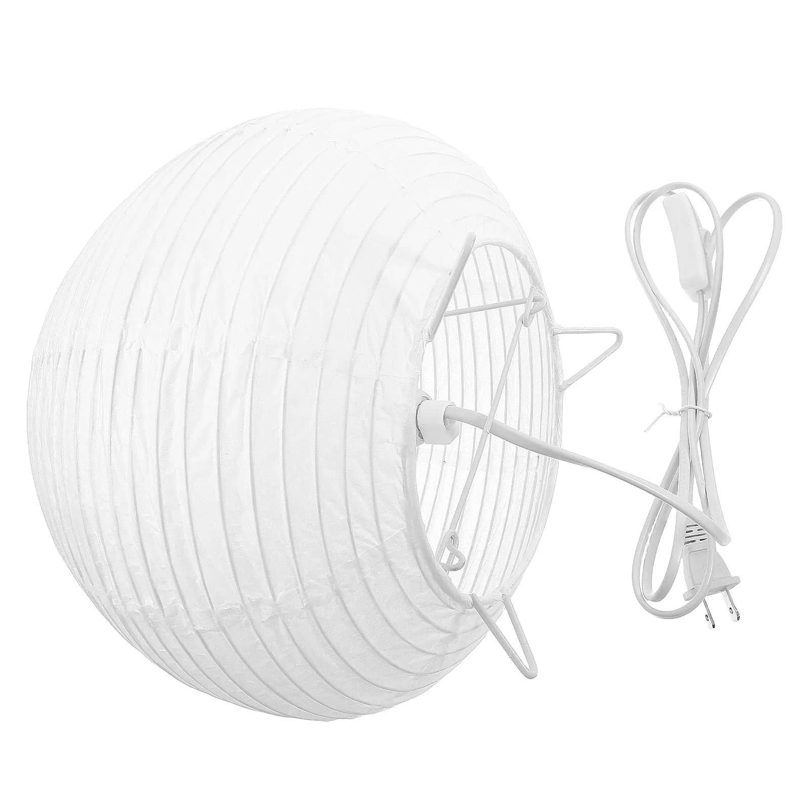 Lampada da Tavolo in Carta di Riso a Luce Soffusa per Camera da Letto, Comodino, Dormitorio, Soggiorno, Lanterna Giapponese con Lampadina Integrata