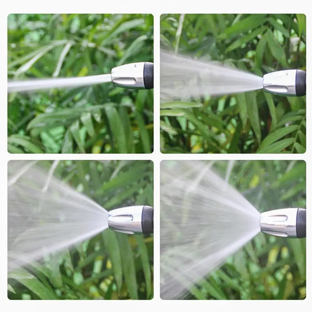 Pistola ad acqua per lavaggio auto, irrigazione giardino, ugello per tubo, irrigatore, serbatoio schiuma, connettore rapido per rubinetto