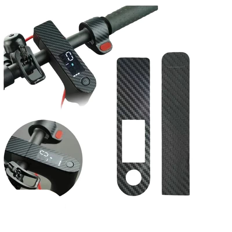 Pellicola protettiva per pannello cruscotto Scooter Acceleratore Adesivo in PVC in fibra di carbonio per scooter elettrico Xiaomi M365 Pro Pro2