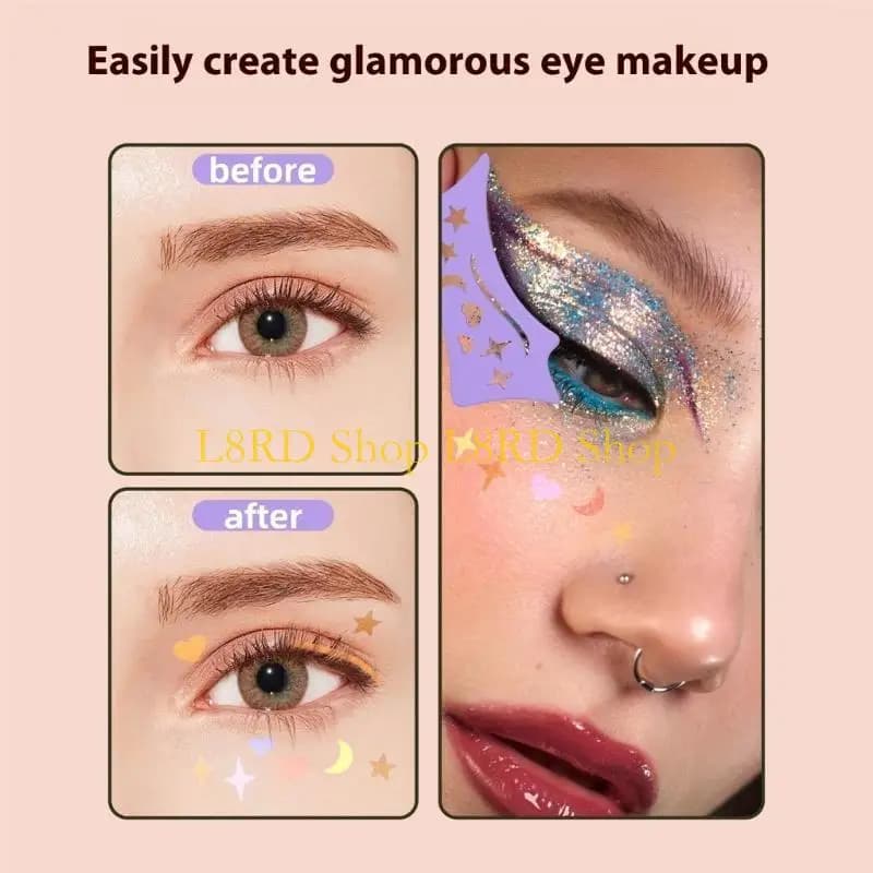 L8rd Silicone Pads Stencil Shade Makeup Tool