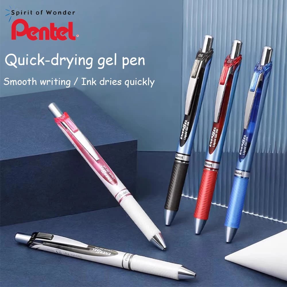 6 pz Giappone Pentel Penna Gel BLN75TL Ad asciugatura rapida di grande capacità Multi-colore Semplice Tipo di ago Penna per ufficio BLN75 Cancelleria