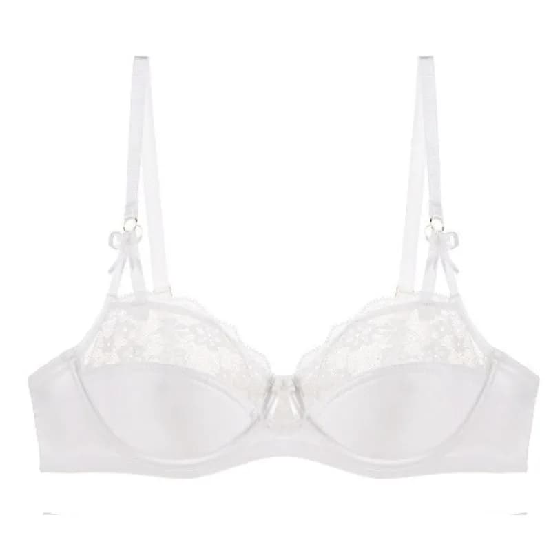 Set di lingerie natalizia sexy da donna Reggiseno push up per busto grande, regalo anti-cadente dimagrante, biancheria intima morbida in pizzo e cotone MOYISU