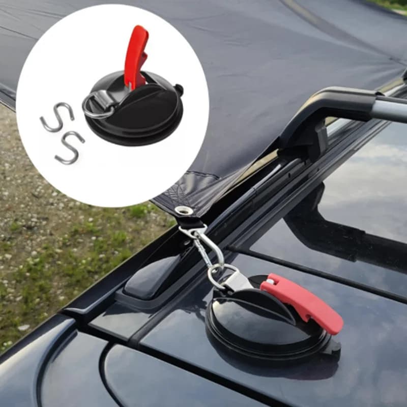 Ganci per ventosa sottovuoto per esterni Ventosa per telo laterale per auto a vuoto forte con ganci Ventosa casual per bagno da campeggio durevole