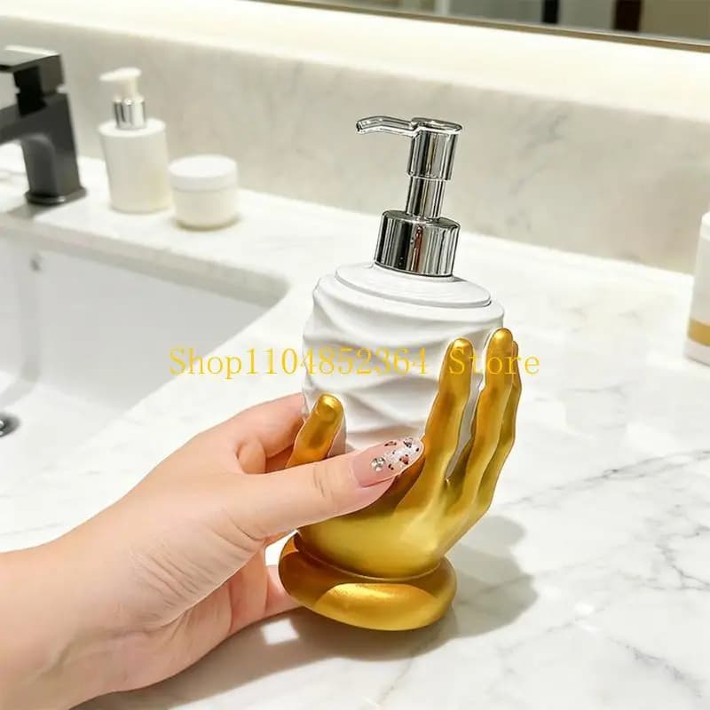Dispenser sapone 652F Dispenser sapone per portasapone a forma cuore per cucina Bagno Dispenser liquidi moderni