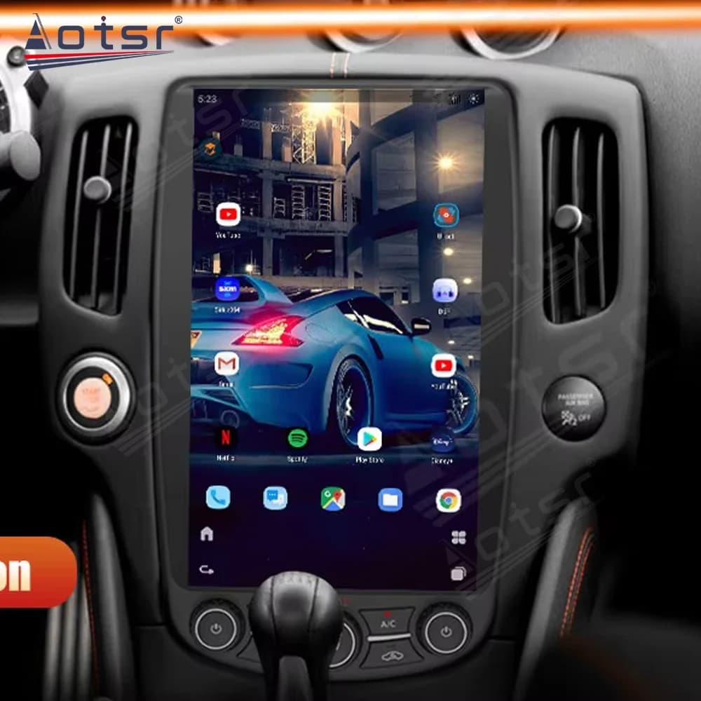 Android Car Radio 2Din Carplay For Nissan 350Z 370Z 2008-2021 Autoradio Stereo Multimedia Video Player GPS Navigation Head Unit