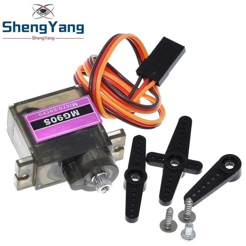 TZT 1/2/5 pz. Servo Digitale MG90S con Ingranaggi Metallici da 9g per Elicottero RC, Aereo, Barca, Auto - MG90 9G DISPONIBILE