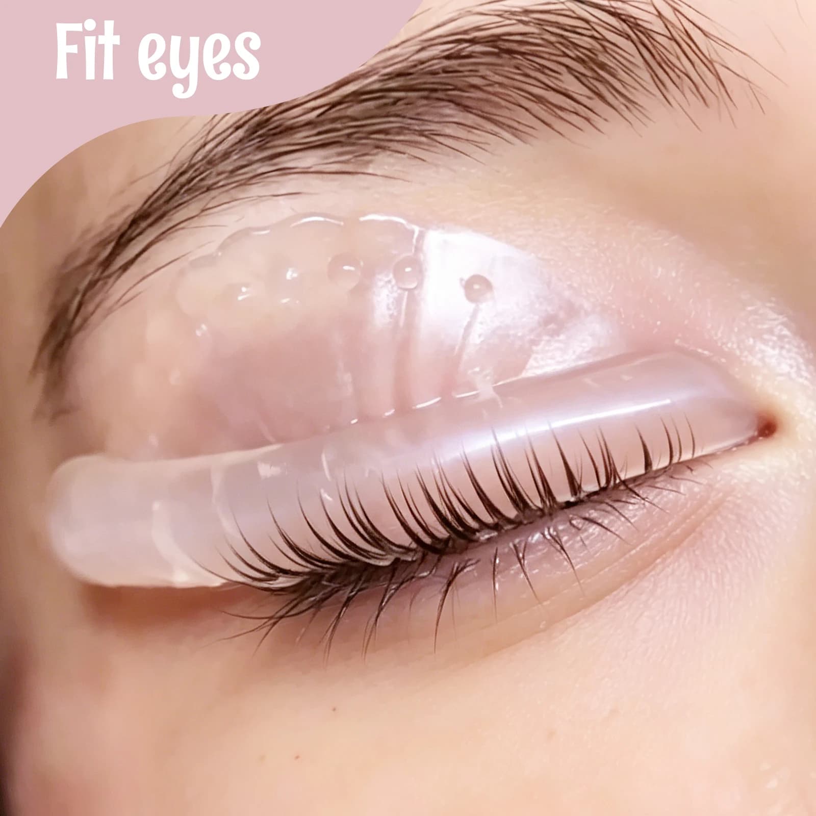 Libeauty 8 Pad Paia in Silicone Without Collar for Permanent Eyelashes, Shields Wall decals for Lifting 3D Eyelashes, Ribbon Accessories, Makeup Tool