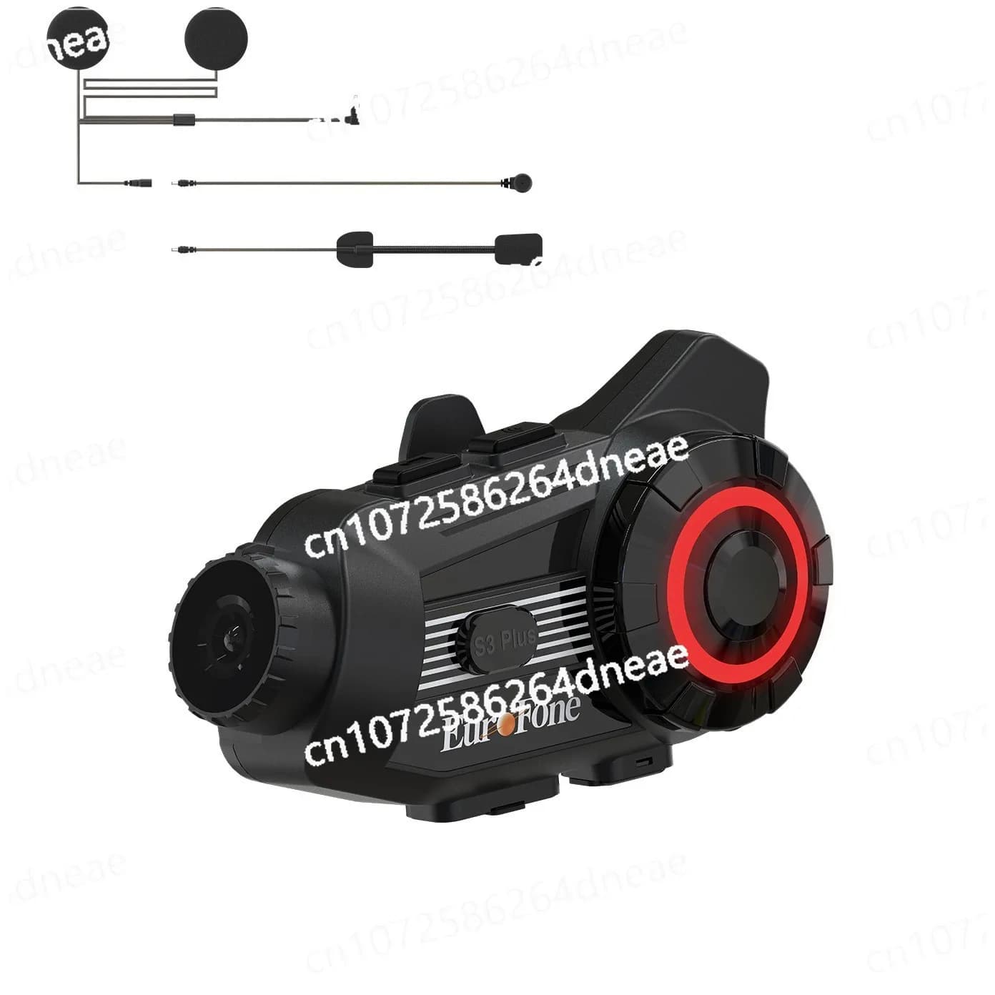 Forniture per ciclismo casco da motociclista auricolare bluetooth fotocamera ad alta definizione citofono macchina all-in-one auricolare interfono per 6 folle