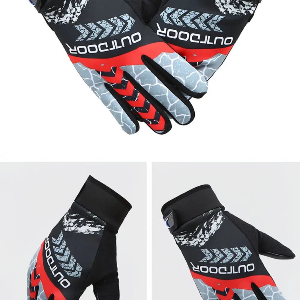 Lightweight Outdoor Sport Cycling Gloves Touch Screen Anti Slip Fabric For Men Women Riding Bicycle Motorcycle Gear