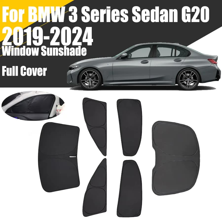 Parasole per finestrino dell'auto con copertura completa personalizzata per BMW serie 3 berlina G20 2019 - 2024 Privacy tenda cieca parabrezza anteriore 2020 2022