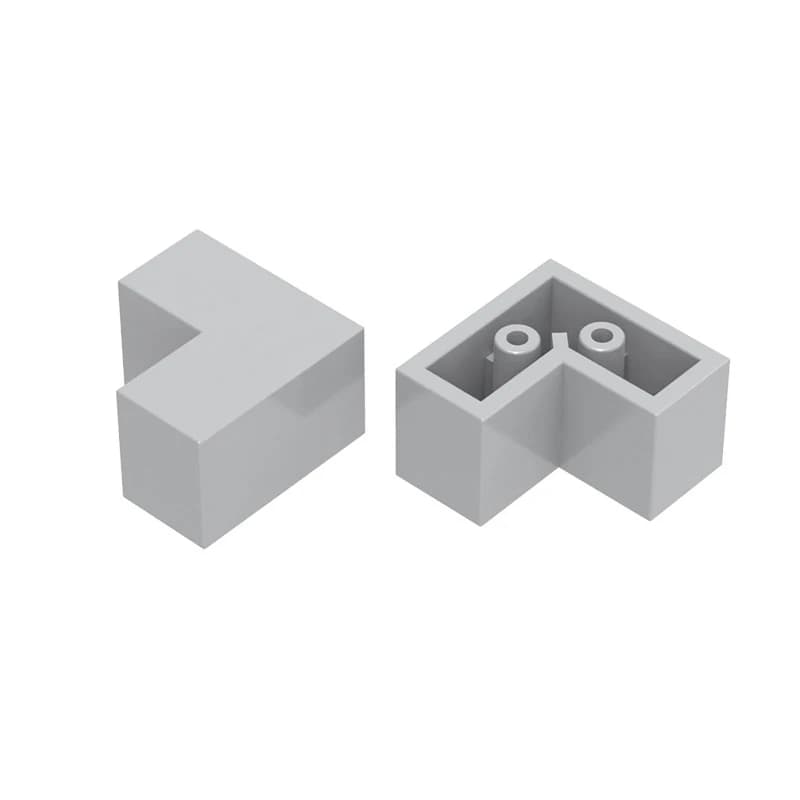 MOC 10PCS 14719W Special Corner Building Block Kit Right Angle Height 3 Holes Educational Bricks Toy Children Kid Birthday Gift