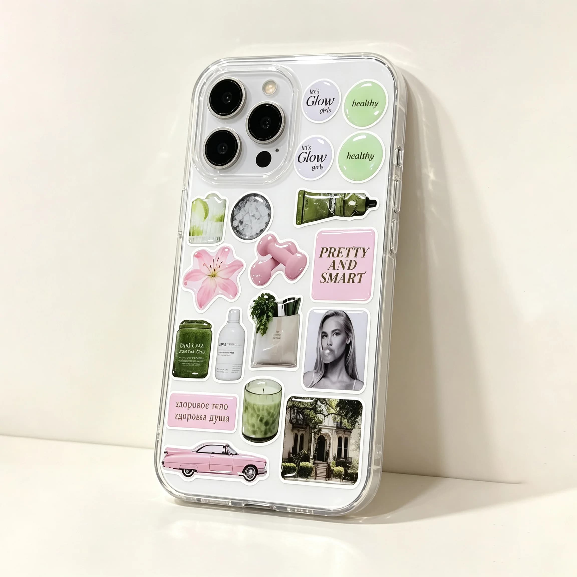 3D Stickers Crystal Stickers Self-Adhesive Glue Decoration DIY Mobile Phone Collage Computer Stickers Epoxy Resin