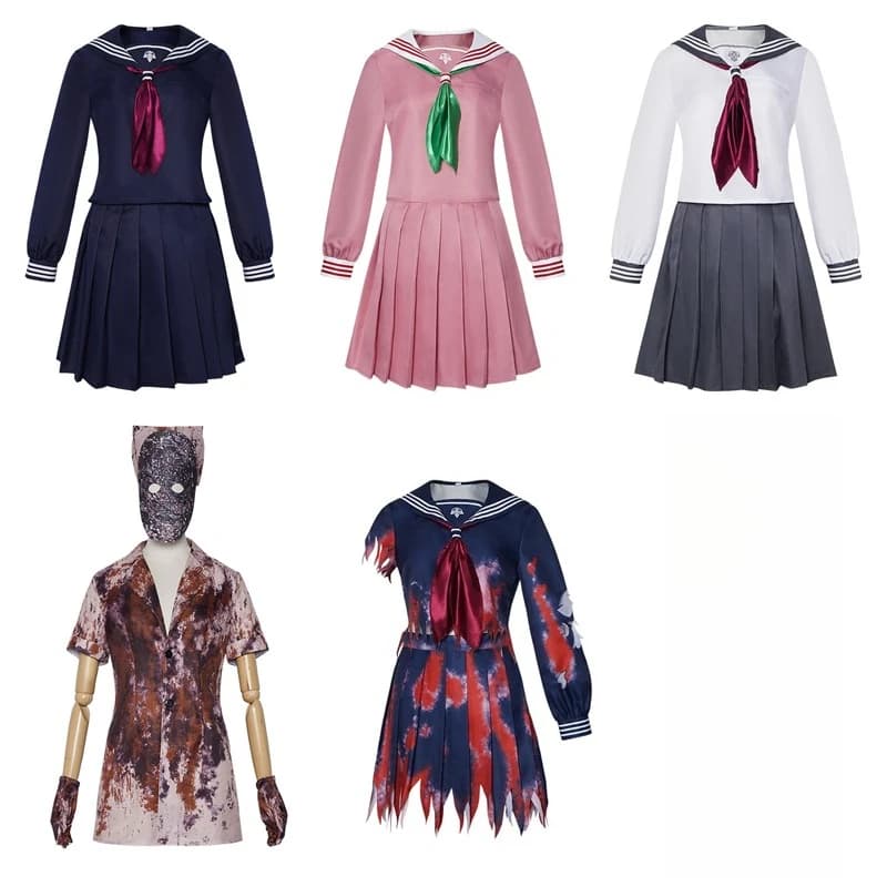 Costume Cosplay SILENT HILL f Shimizu Hinako, Uniforme da Carnevale, Costume Anime per Halloween, Abbigliamento da Gioco per Donne