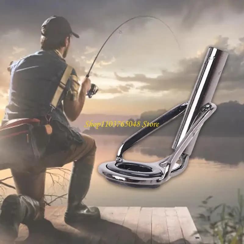 R53E 7pcs anelli pesca a dimensioni miste riparazione delle canne Guide set occhi degli occhi