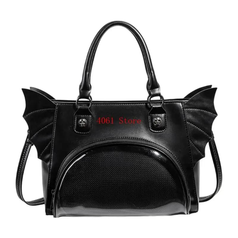 Wear Resistant PU Gothic Crossbody Bag Lightweight Handbag for Travel and Event