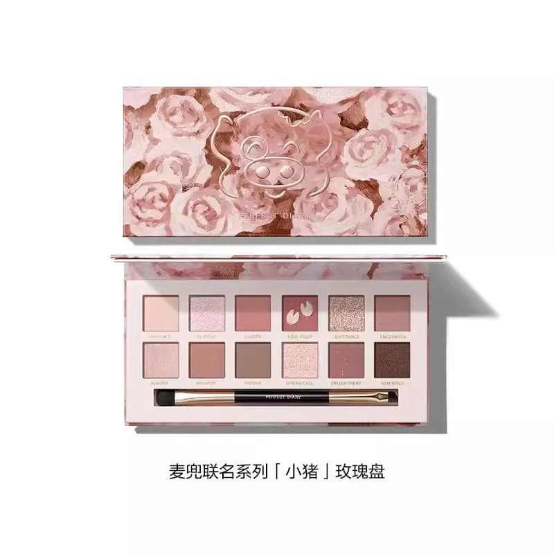 Palette di ombretti Perfect Diary Animal Eye Shadow Plate Earth Color Matte Highlight per un trucco di bellezza impeccabile