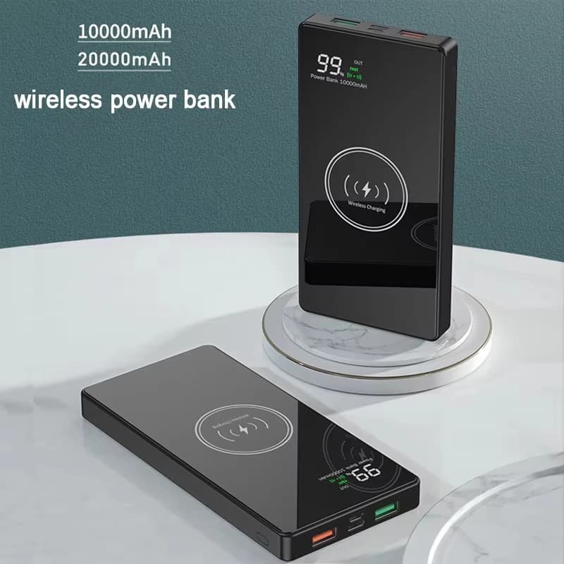 20000mAh Qi Wireless Power Bank 22.5W Ricarica rapida 15W Caricabatterie wireless Batteria portatile per iPhone 15 Samsung Xiaomi Huawei