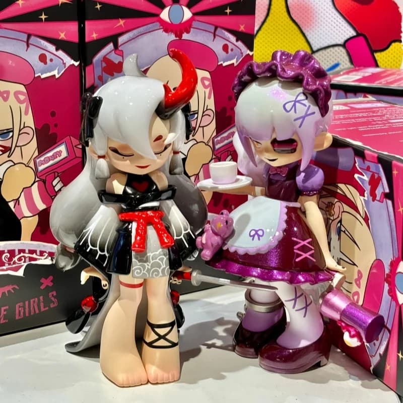 Authentic Yandere Girls V2 Remove The Label Series Blind Box Stile Y2K Kawaii Anime Figure Topdesk Regalo Personalizzato per i Fan degli Anime