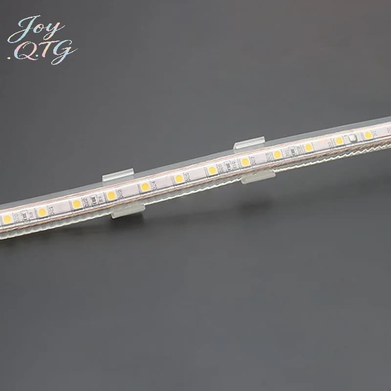 Hot 20PCS 10/12/14/17/20mm LED Strip Fix Clips Connector For Fixing 2835 Neon Light 220V COB Plastic Buckle Flexible Accessories