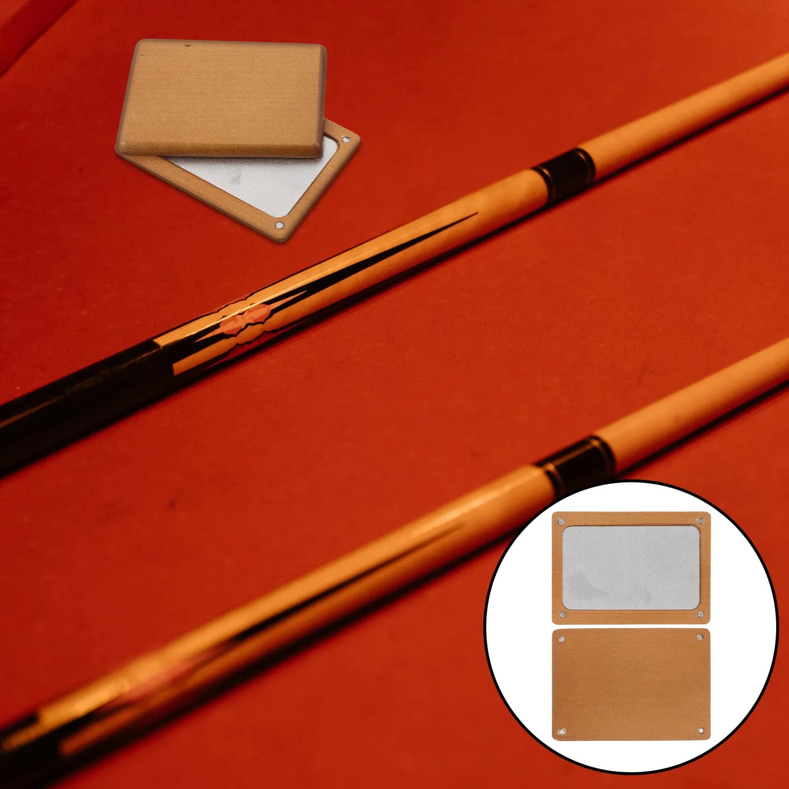 Wooden Billiard Cue Tip Shaper Precision Sanding Tool for Pool Stick Billiard Supplies Professional Club Home Use Maintenance