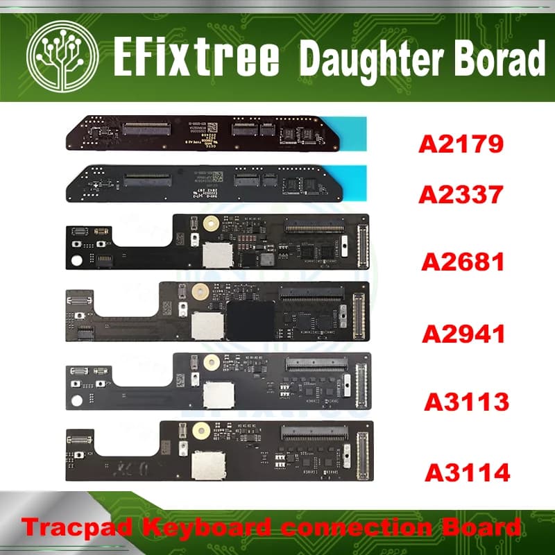 Originale A2681 A2337 A2179 A2941 A3113 A3114 Touchpad Scheda di Collegamento Della Tastiera per Macbook Air Trackpad Connettore Figlia