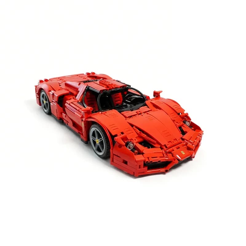 2593pcs MOC Ferrari Enzo MOD 1 10 Scale Technical Model Building Blocks Architecture Brick Idea Kids DIY Christmas Gift Toys