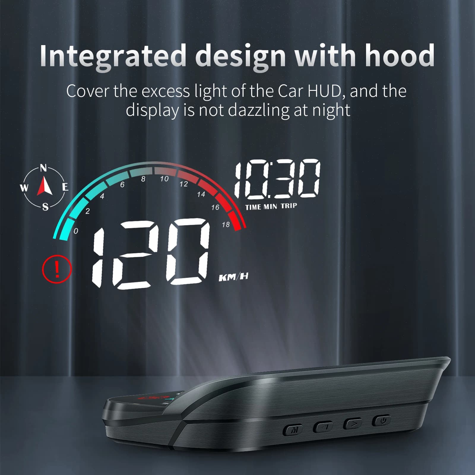 GPS M22 Car Smart High Definition Digital Meter Head Up Displays KM/H Digital HUD Universal Speed Windshield Projector Plug&Play
