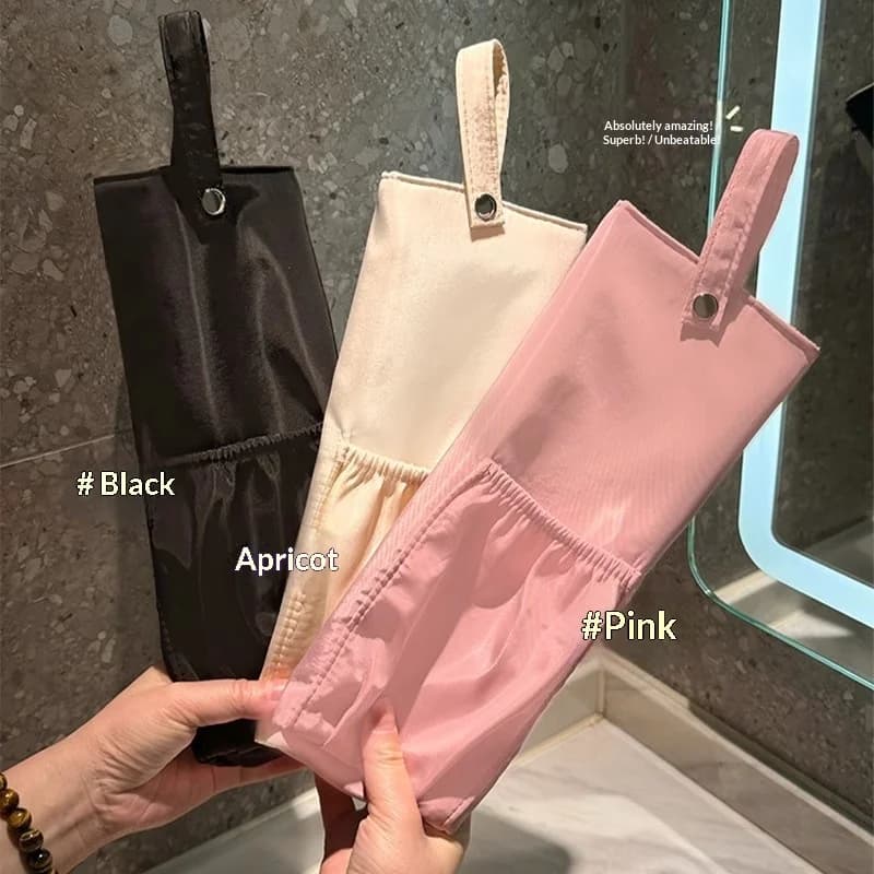 Portable Curling Iron Storage Bag Hair Dryer Travel Storage Bag Reusable Zippered Storage Bag Travel Accessories