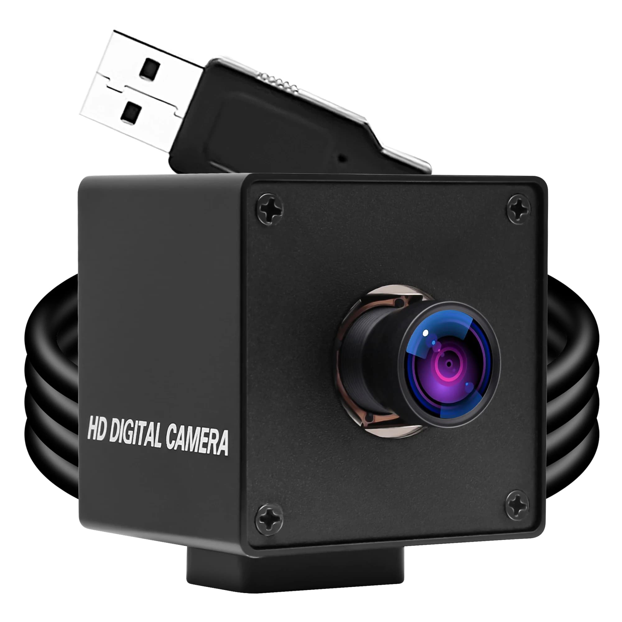 2026 12MP High Speed 1080P 60FPS Mini USB Camera IMX577 4K 30FPS Auto Focus Industrial Webcam with Metal Case for AI Recognition