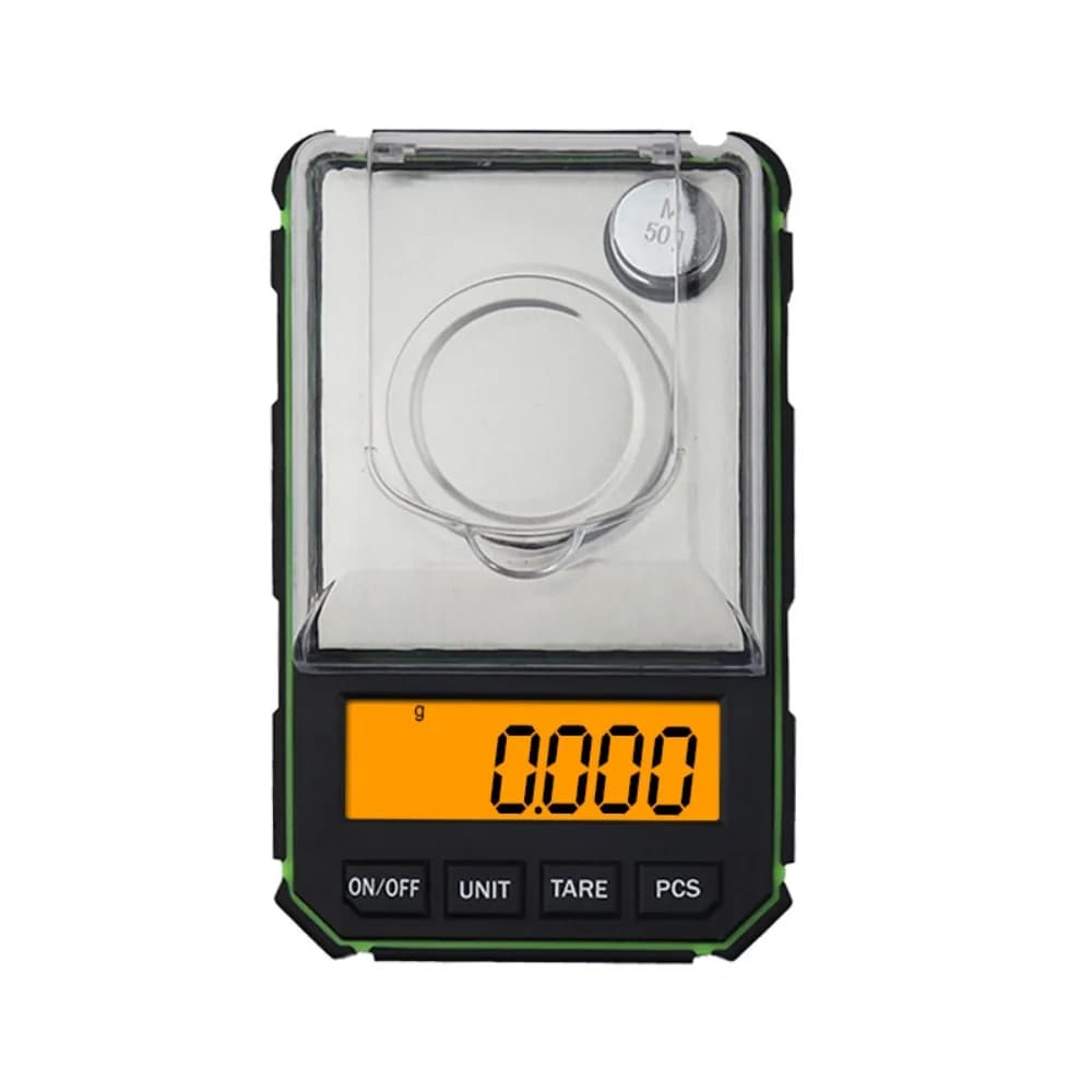 Digital Precision Electronic Balancing 0.001g/50g, Mini Professional Pocket Balance with 50g Calibration Weights