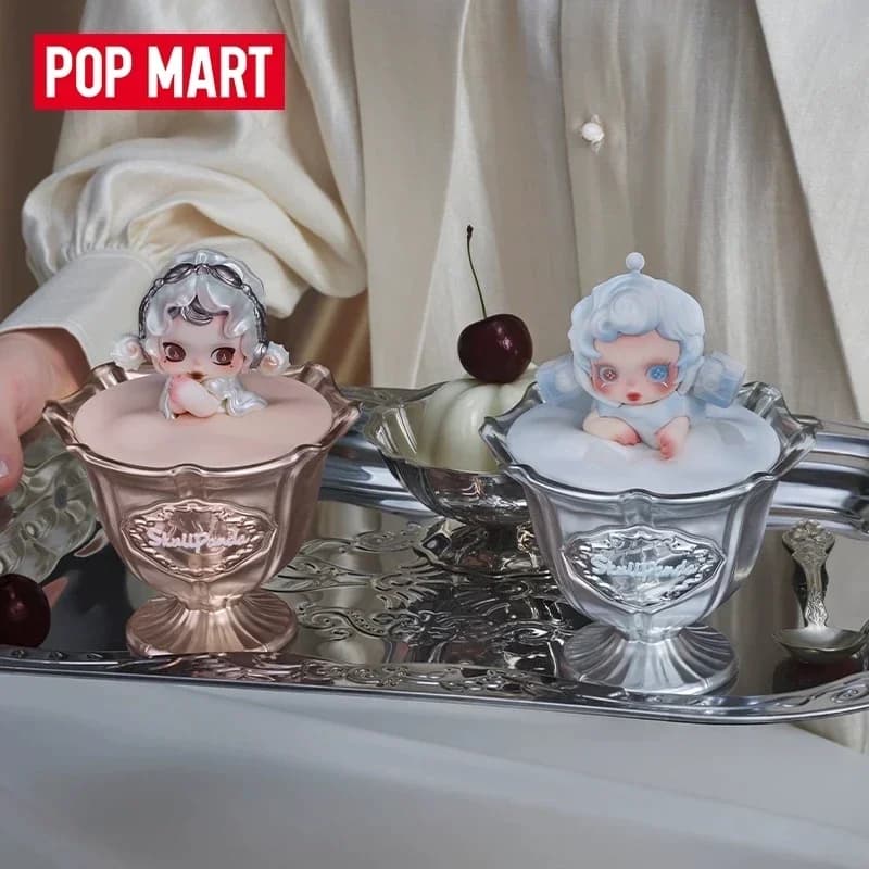 POP MART SKULLPANDA The Feast Begins Series Candela profumata Scatola cieca Guess Bag Decorazione del desktop Modello carino Regalo Ragazza Giocattoli