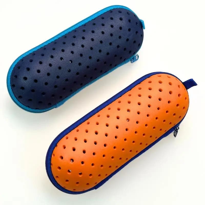 Hot Sale EVA Swimming Goggles Storage Box With Clip Drain Holes Breathable Protective Case For Men Women Kids