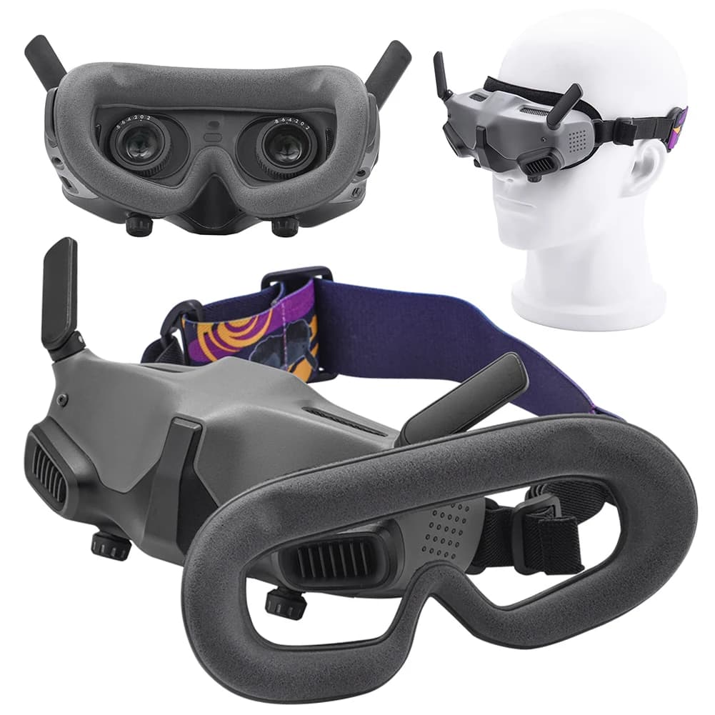 Cuscinetto per occhi in spugna Fodera per cuscino per il viso Anti-perdite di luce Accessori per imbottitura per il viso Cuscinetto per maschera per gli occhi per occhiali DJI AVATA 2